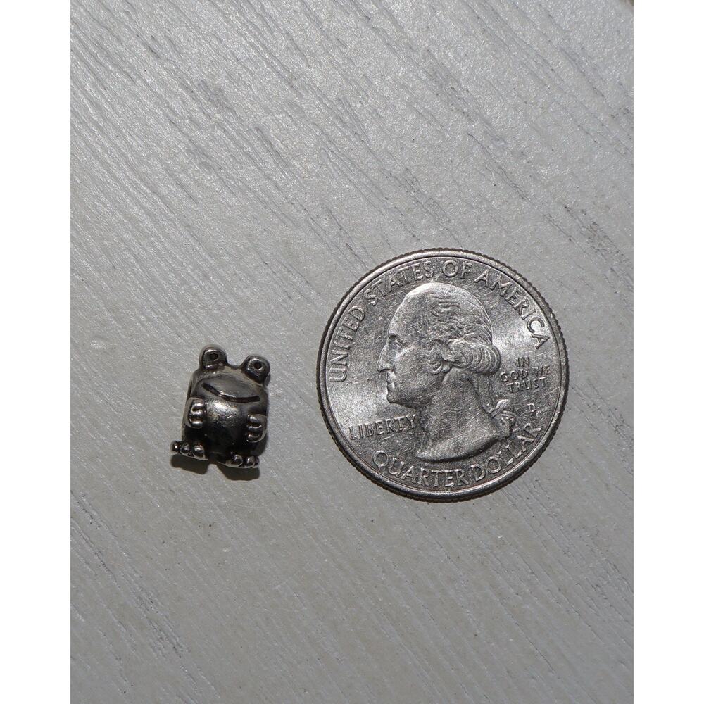 Pandora Sterling Silver Frog Charm 2.7G / 0.4in - Picture 4 of 4